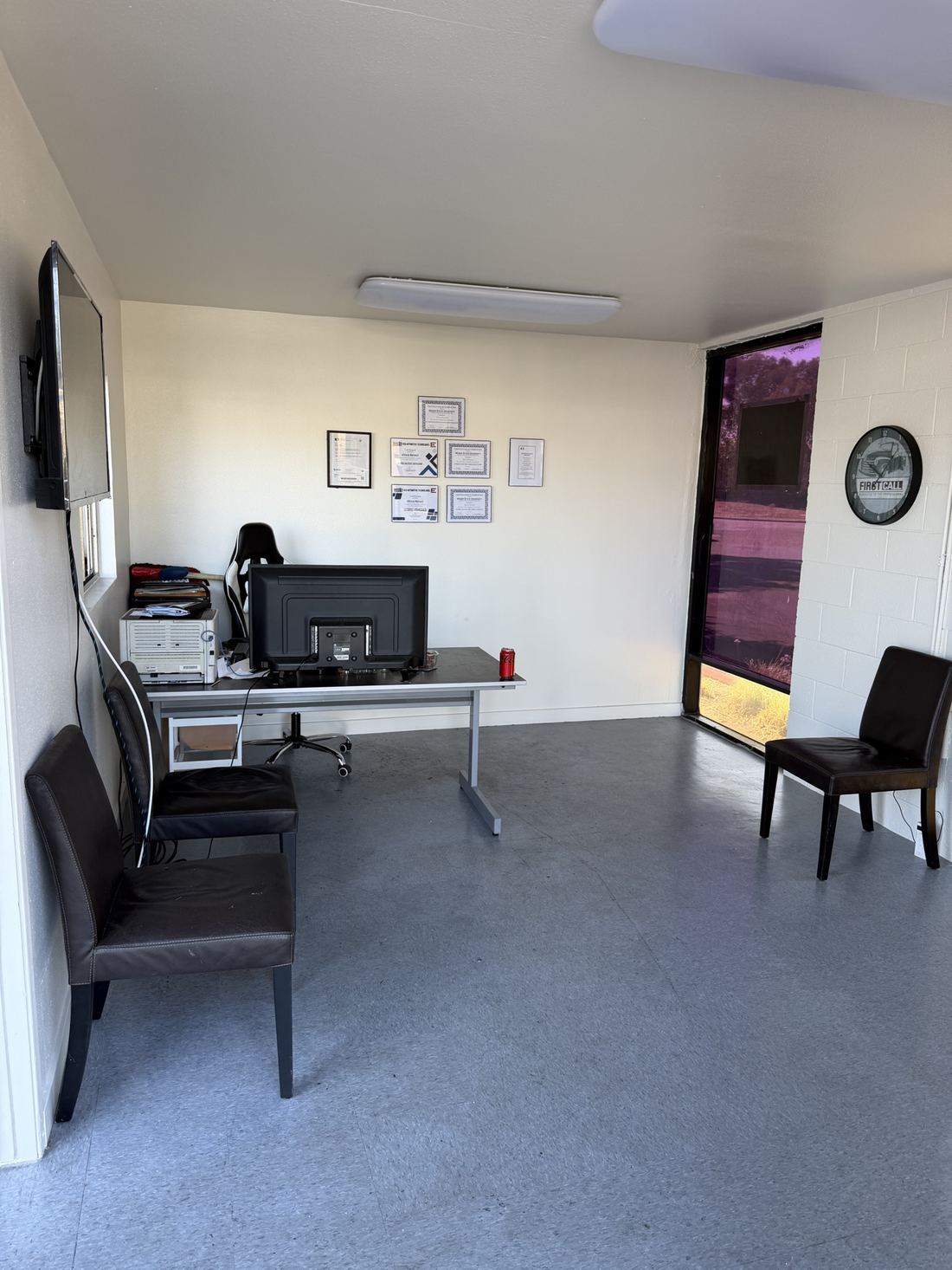 Certified Hybrid office and waiting area